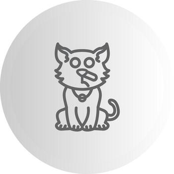 Liar Cat Dashboard UI Element Graphic vector