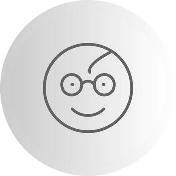 nerd usuario interfaz gráfico activo vector