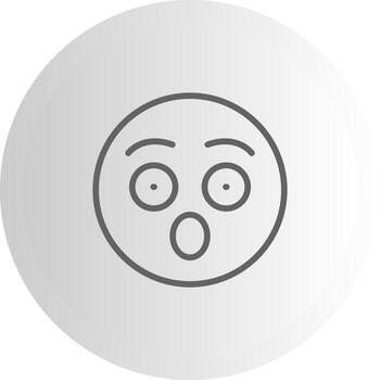 Surprised Wireframe Graphic Object Layout vector