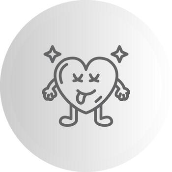 Dead Heart Feature Highlight Mark Layout vector