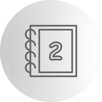 Math Two Iconic Design Element Layout vector