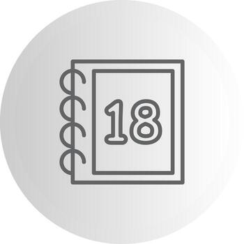 Math Eighteen Dashboard UI Element Graphic vector