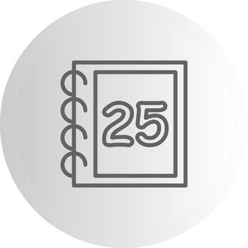 Math Twenty Five Mobile Optimized Art Layout vector