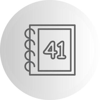 matemáticas cuarenta uno de marca objeto gráfico vector