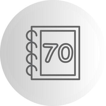 Math Seventy Stylish Layout Asset vector