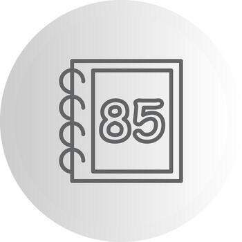 Math Eighty Five Creative Design Element vector