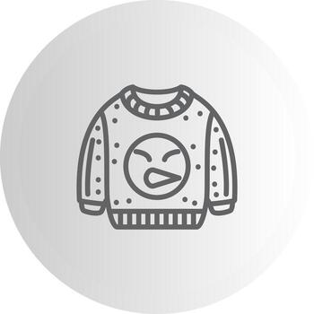 Grimacing Dashboard UI Element Graphic vector