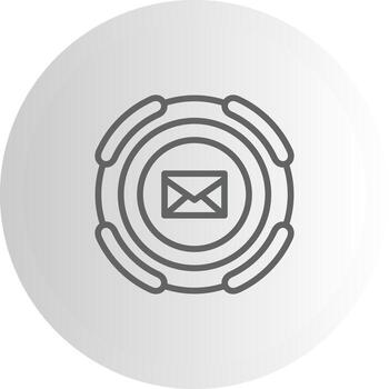 Email Dashboard UI Element Graphic vector