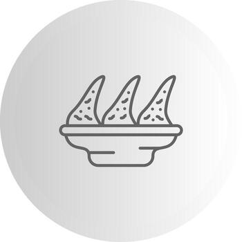 Chicken Wings Fry Display Optimized Graphic Asset vector