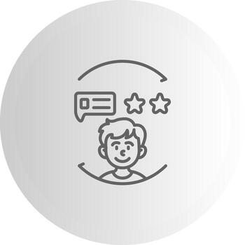 realimentación lazo modular diseño símbolo diseño vector