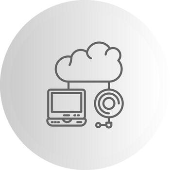 Cloud Optimization Tech UI Element Layout vector