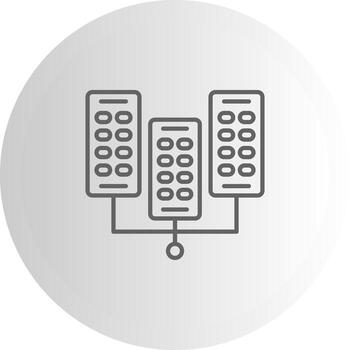 Cloud Redundancy Dashboard UI Element Graphic vector