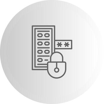 Cloud Access Control Compact Design Representation Layout vector