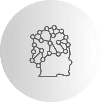 Convolutional Neural Compact Design Glyph Asset vector