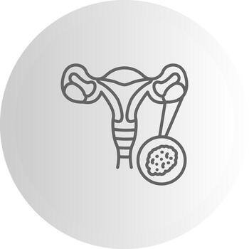 Polycystic Ovary Dashboard UI Element Graphic vector