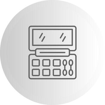 Eyeshadow Palette Fast Load Design Asset vector