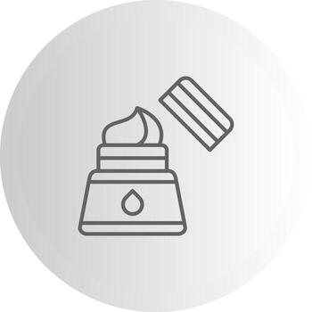 Anti Aging Cream Dashboard UI Element Graphic vector