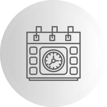 Class Schedule Scalable UX Feature Graphic vector