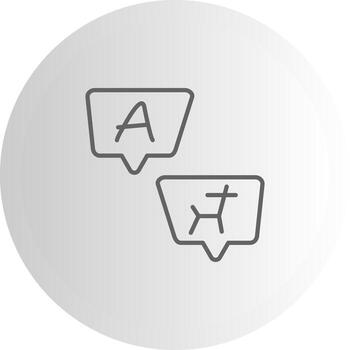 Translation Product Interface Visual Element vector