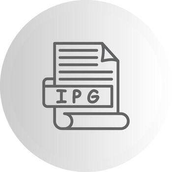 IPG Outline Style Element Layout vector