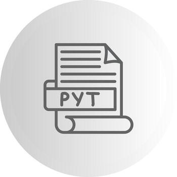 pitón elegante ui objeto gráfico vector