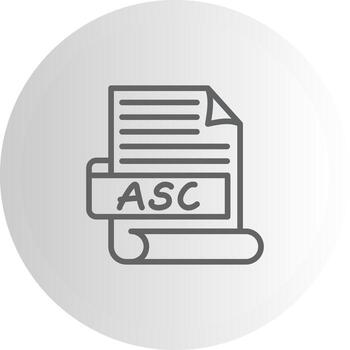 ASC Simplified UX Element Iconography vector