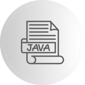 JAVA Bold Shape Illustration vector