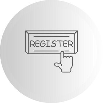 Register Custom Visual Symbol Graphic vector