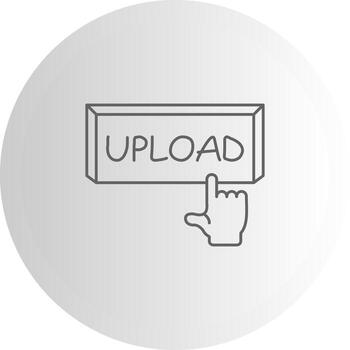 Upload Dashboard UI Element Graphic vector