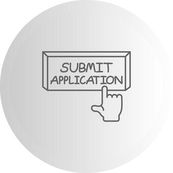 enviar solicitud interfaz simpático gráfico elemento vector