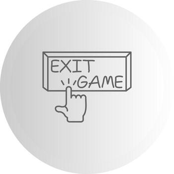 Exit Game Product Interface Visual Element vector