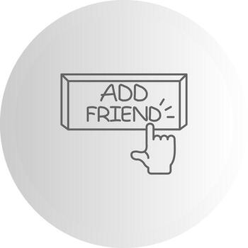 añadir amigo utilidad diseño característica diseño vector