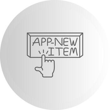 añadir nuevo articulo monitor optimizado gráfico activo vector