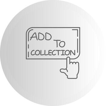 añadir a colección alto resolución bosquejo gráfico vector