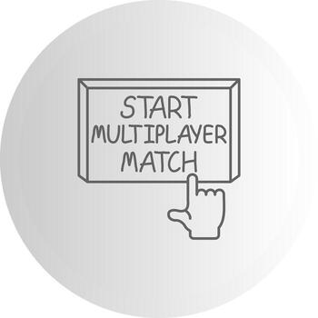 comienzo multijugador partido dinámica forma activo vector