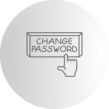 Change Password Digital Sketch Form Graphic vector