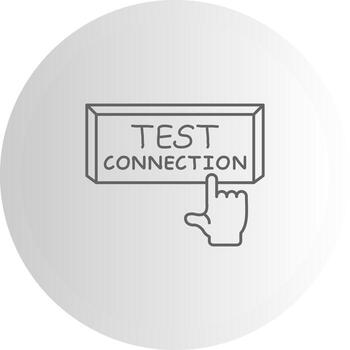 prueba conexión compacto ux forma gráfico vector