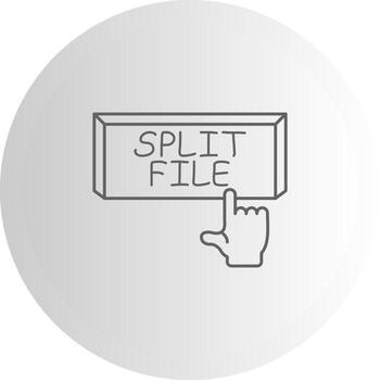 Split File Wireframe Graphic Object Layout vector