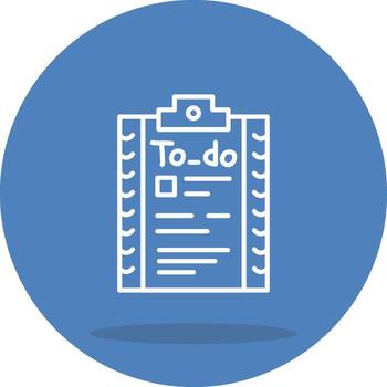 a hacer lista agudo línea Arte dibujo vector