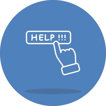 Help Compact Minimal Graphic Layout vector