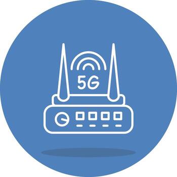 Router Balanced UI Design Mark vector