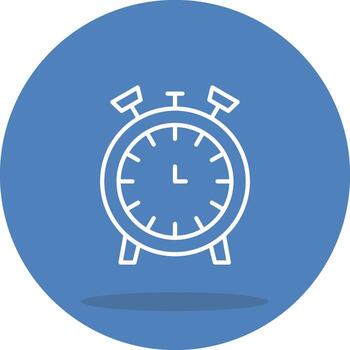 Alarm Clock Flexible Digital Graphic Object vector