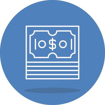 Dollar Notes Compact User Interface Graphic vector