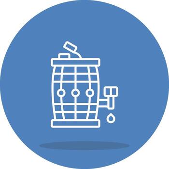 barril solicitud interfaz gráfico diseño vector