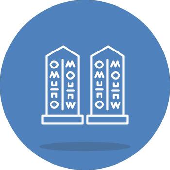 Hieroglyph Language Strong Visual Graphic Form vector