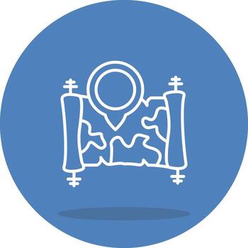 Desplazarse mapa ubicación compacto usuario interfaz gráfico vector