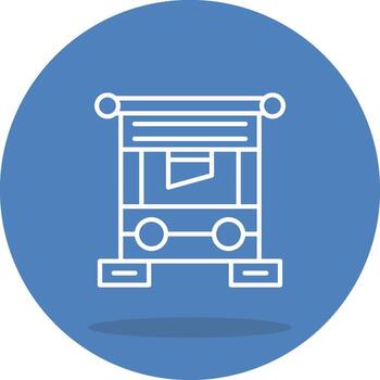 Guillotine Clean User Interface Object vector