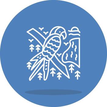 Swift Parrot Interactive Web Design Asset vector