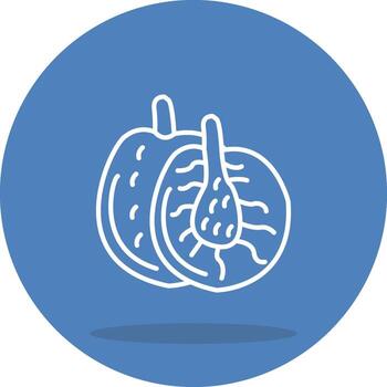 Breadfruit Sharp Graphic Line Work vector