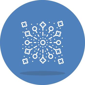 Firework Interactive Flat Design Element vector